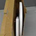 Key Holder for Wall Decorative with Shelf and Hooks, Mail Organizer Wall Mount with Sunglasses Holder, Circular Design Entryway Key Rack Hanger, Rustic Home Decor for Mudroom (White&Black)