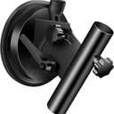 ESUDNT RV Suction Cup Flag Holder, RV Flag Pole Mount with Angle Adjustable, Heavy-Duty Suction Cup for RV, Camper, Trailer