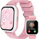 Pink Smart Watch for Girls, IP68 Youth Watch with 20+ Sports Modes, 1.8" Bluetooth Girls Fitness Tracker with APP, Heart Rate Sleep Monitor, Pedometer, Class Mode, 13 Alarms, Game, Teens Festival Gift