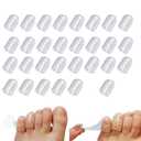 3 x Breathable Silicone Little Toe Sleeves for Women with Airflow Holes, Gel Toe Covers, Silicone Anti-Friction Toe Protector, Gel Toe Separators for Corns, Blisters, Calluses (30)