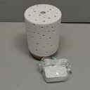 InnoGear Essential Oil Diffuser, 150ml Ceramic Ultrasonic Air Humidifier Cool Mist Aromatherapy Diffuser with 2 Mist Modes, Waterless Auto Off for Home Office, White (Medium)