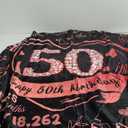 50th Birthday Blanket Gifts for Women with Gift Box, Gifts for Women Turning 50, Happy 50th Birthday Gift Ideas for Her, 50th Birthday Decorations Throw Blanket 60''x50'' (Rose)