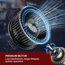 700227 AC Heater Blower Motor Fan Assembly Fit for Mazda cx-7 2009 2010 2011 2012 EG2261B10, MA3126107