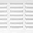 18" x 27.5" Inch (Outer Dimensions) White Air Vent Cover - Steel Return Air Grilles - for Ceiling and Sidewall - HVAC - with Insect Protection Screen (White)