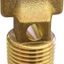 Boat Garboard Drain Plug - 1/2" NPT Thread,Solid Brass Drain Plugs commonly Used in Boat Hulls.