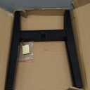 Rnined Plant Stand Indoor, Bamboo Plant Shelf, Adjustable Corner Plants Flower Holders Single Floor Plant Stand, Fits 8 to 12 Inches Pots,(Pot & Plant Not Included)(Black)