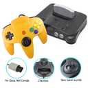 Tevodo N64 Controller, Upgraded Joystick Classic Wired Controller Compatible with N64 Console(Yellow and Green)