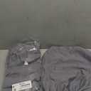 Smiry Waterproof Seat Covers for Dining Room Chairs Set of 8, Stretch Jacquard Removable Washable Chair Seat Slipcovers Protector, No Rear Covers, Grey