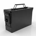 HARDROCK Metal Ammo Can, Ammo Box (30cal+50cal, Black)