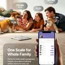 FITINDEX Smart Scale for Body Weight, FSA&HSA Eligible, Scale with BMI, Body Fat, Muscle Mass, Bluetooth,13 Body Composition Analyzer, Sync APP, Digital Bathroom, 400lb, White