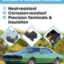 Headlight Switch Pigtail Kit 8Pin Connector Compatible with GM Chevy 1968-1984 Replace 01995179 1995179 D1588 19245093