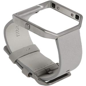 Fitbit Blaze Accessory Band, Leather, Mist Grey, Small