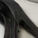 IDIFU Women's IN5 Charcy Crisscross Strappy Platform High Chunky Heels Peep Toe Pump Party Heeled Sandals(8.5 M US, Black Suede)