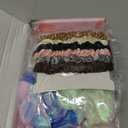 10Pcs Light Up Scrunchies Valentine's Day Party Favor, Gifts for Girls LED Scrunchy Hair Ties for Women & Girls Hair 80s, Glow in the Dark Party Supplies Festival Rave Accessories for Neon Glow Party