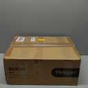 Huuger Nightstands Set of 2, End Tables with Charging Station, Side Tables with Fabric Drawers, Bedside Tables with USB Ports and Outlets, Night Stands for Bedroom, Rustic Brown and Black