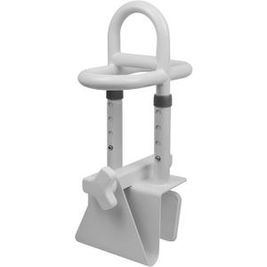 Triple Grip Bathtub Safety Rail, 16.5-19.7 Inch Height Adjustable Bathtub Handrail, Shower Support Handle for Side of Tub, Handicap Shower Safety Grab Bar for Seniors Elderly