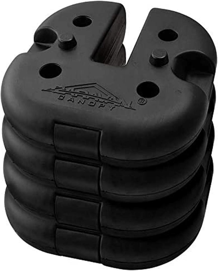 Caravan Canopy Sports 10001200011 Caravan Weight Plates, Black