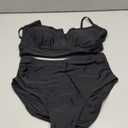 Herseas High Waisted Bikini Sets for Women - V Wire Two Piece Swimsuits Swim Suits 2026 Tummy Control Bathing Suit Size L