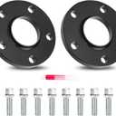 TadaMark 5x112 Hubcentric Wheel Spacers 15mm 5 Lug Wheel Adapter fit for Mercedes Benz Audi A160 A180 A190 A200 B180 B200 B250 C230 C280 C300 C350 C63 B8 A4 S4 A5 S5 66.6mm Bore with M14x1.5 Studs 2pc