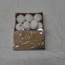 TB Decoration Floating Citronella Candles, Set of 12, Natural Soy Wax, for Outdoor Events Decoration Lemon Verbena Scented Centerpieces Indoor Decor, Party, Long Lasting up to 5-Hours Flame (White)