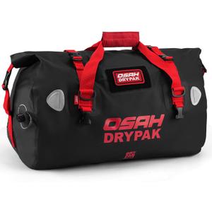 OSAH DRYPAK Waterproof Duffel Bag - Motorcycle Dry Bag Tail Bag with Large Storage Space, Waterproof Luggage Duffle Bags with Outer Mesh Zipper Pocket for Camping, Kayaking, Fishing & Traveling