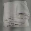 Guken Natural Cream Linen Curtains 84 inches Long for Living Room Bedroom 1 Panel Back Tab Privacy Semi Sheer Boho Farmhouse Light Filtering Window Curtain 84 Inch Length Ivory Off White Linen Drape