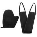 Self Tanning Mitts, Back Self Tanner Applicator Double Sided Reusable Sunless Tanning Mittens 4 in 1 Tanner Gloves with Thumb for Tan Lotion