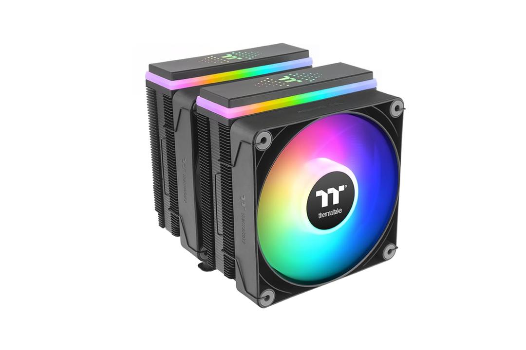 Thermaltake ASTRIA 600 ARGB CPU Cooler, Compatible with Latest Intel LGA 1851/1700 and AMD AM5 CPU, Dual Tower, 265W TDP Cooling Power, CL-P121-CA12SW-A