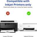 Avery Printable Postcards, 4.25" x 5.5", Matte White, 200 Blank Postcards for Inkjet Printers (8387)