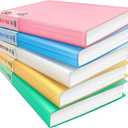 5 Pack 60-Pocket Binder with Plastic Sleeves, A4 Display 60 Pages with Clear Sheet Protectors, Portfolio Presentation Book for Artwork, Document Organizer Binder