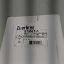 ENERLITES Dual Flip Lid Floor Box Cover, 5.625" Diameter, 20A Tamper-Weather Resistant Receptacle Outlet, Watertight Gaskets, 975517-S, UL Listed, Nickel Plated Brass, 1 Gang