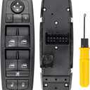 Master Power Window Switch, Driver Side 8 + 13 Pins, Replacement for 2011-2016 Do-dge Journey, 68084001AB, 68084001AC, 68084001AD, DWS1893