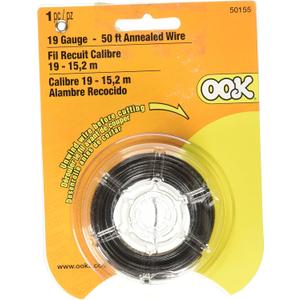 HILLMAN 50155 Utility Wire, 19 Ga x 50' L, Annealed