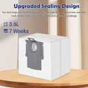 16 Pack Dust Bags for Roborock Q10 S5+/X5+, Q7 M5+/L5+, S8 Pro Ultra, S8+, S7 Max/MaxV Ultra, Q5+, Q5 Max+/Pro+/DuoRoller+, Q7+/Q7/Q8 Max+ Robot Vacuum, 3.6L Large Capacity Disposable Replacement Bag