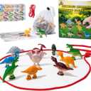 Magnetic Chess Game with Stones, Magnet Chess Game with String, Dinosaur Magnetic Rock Games, Magnet Rope Game, Magnetic Strategy Games for Family Game Nights