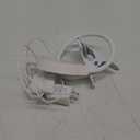 Glocusent 5W Clip on Light, 36 LEDs Eye Caring Reading Light for Bed, 3 Colors & 5 Brightness Clip on Lamp with Adapter, Perfect Reading Light for Bed with Clamp/Bunk Bed/Headboard/Table/Desk (White)