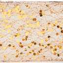 MEEDEE Orange Glitter Wire Mesh Ribbon with Sparkle Halloween Ribbons Wired 2.5 Inch Wired Ribbons Burnt Orange Ribbon for Christmas Tree Decoration, Wreath Bow Making (25 Yards)