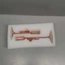 Bow Glass Candle Holders for Candlestick Holders Candle Stand Candle Sticks Holder Decor for Table Centerpiece Decor Girls Pink Room Set of 2