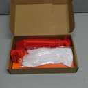 Grand Opening Ribbon-Cutting Ceremony Kit Includes Gold Scissors, Flower Ball, Red Ribbon & White Gloves,Suitable for all ribbon-cutting and inauguration ceremonies (Mirror Polished Handle)