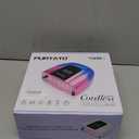 Professional Rechargeable 96W UV LED Portable Cordless UV Light for Nail Lamp Machine with Removable Stainless Steel Bottom,4 Timer Setting and Smart Sensor Nail Dryer (Blue&Purple)