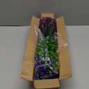 Hananona 12 Pcs Artificial Flowers Outdoor, Faux Artificial Plants UV Resistant Plastic Flower Bulk for Hanging Planter Porch Window Home Wedding Fall Summer Decor (12, Fuchsia, Purple, Yellow, Green)