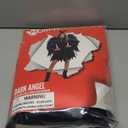 Morph Fallen Angel Costume For Girls With Black Wings, Dark Girl Angel Costume, Halloween Costumes For Girls (Large)