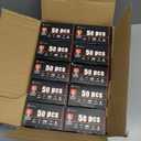 PROMEDIX P Heavy Duty Nitrile Disposable Gloves,8-mil Orange,Raised Diamond Texture Work GlovesIndustrial Work gloves Large, 8mil Orange 500