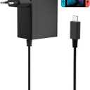 Newding Power Supply for Switch Lite, 15 V 2.6 A AC Adapter Charger for Docking Station, USB C Power Cable Supports TV Mode, Compatible with Switch OLED and Pro Controller