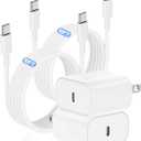 iPhone 15 16 Charger Fast Charging 10 ft USB C to USB C Cable Long,Apple USBC Wall Charger Block Power Adapter Plug Cube Brick for iPhone 16/16 Pro/16 Pro Max/16 Plus/15/15 Pro/15 Pro Max/iPad