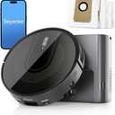 Robot Vacuum Cleaner with Self-Emptying Base, 9000Pa Strong Suction, 85-Day Auto Dustbin, Wi-Fi/App/Alexa Control, Robotic Vacuum for Pet Hair, Low Carpets & Hard Floors