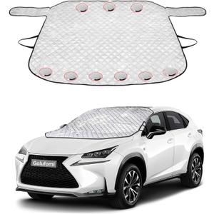 Car Windshield Snow Cover Magnetic Winter Cover for Ice, Frost and Snow in All Weather Fits Most Cars SUV
