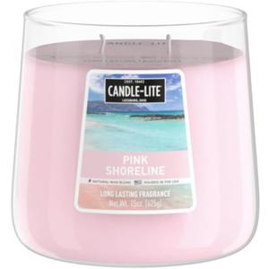 Pink Shoreline 15oz 2-wick Jar Candle
