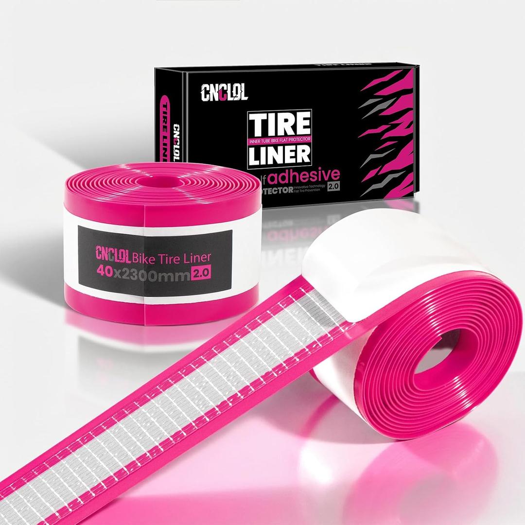 Bike Tire Liner Self Adhesive,Mountain/Road Bicycle Puncture Proof Inner Tube Flat Protector-Anti-Puncture Protection for 16 20 24 26 27.5 29 x1.75/1.95/2.125/2.4/3/4/5 MTB ebike 700c Fat Tire