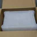 IRIS USA 4-Pack Storage Bins with Lids, 13 Quart, Made in USA Stackable See-Through Organizing Solution Latches Durable Nestable Containers Secure Pull Handle, BPA-Free Plastic (Clear)